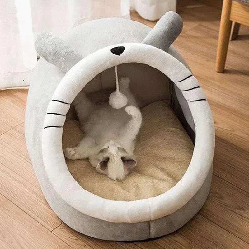 Cat Nest House for Cats Cave Foldable Removable Washable Pet Sleeping Bed Four Seasons Universal Dog Cat Nest Kittens Cave