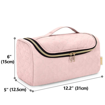 Hair Curler Storage Bag Hair Straightener Hair Dryer Tote Bag Organizer Holder Hair Straightener Storage Bag Travel Case w/ Hook