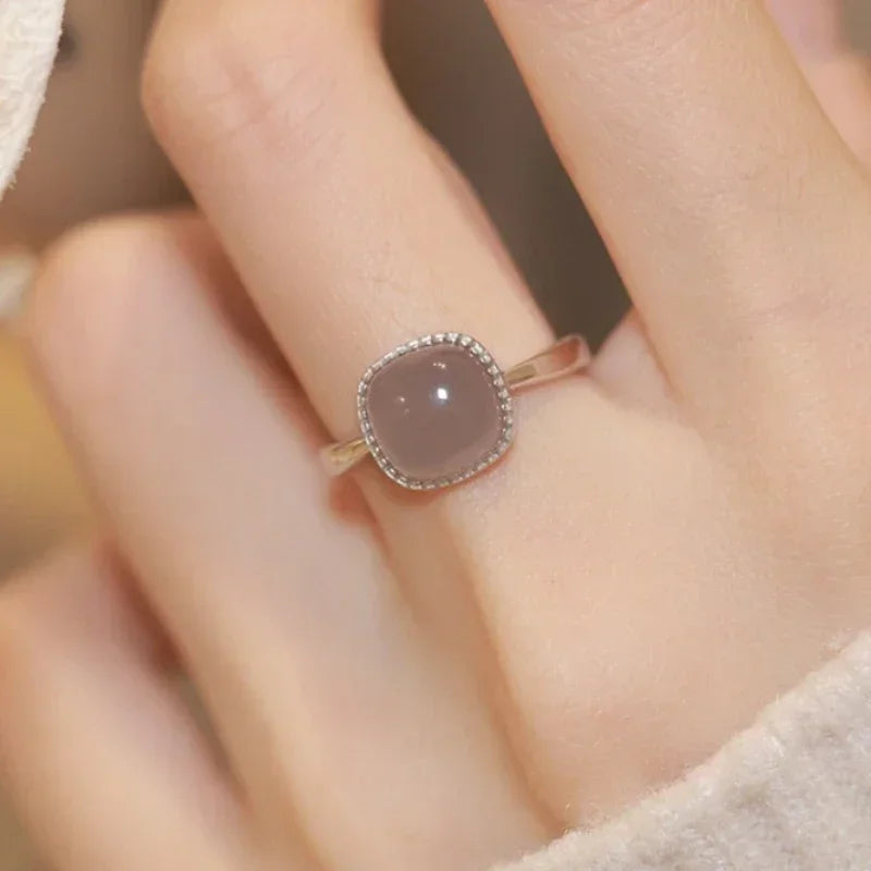 New Imitation Jade Rings Retro Rings Fashion Sweet Finger Ring for Women