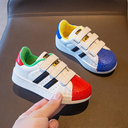 2024 Autumn Winter Kids Teens Sneakers Girls Sport Leisure Shoes Boys Casual Warm Fashion Running Shoes zapatillas XZ156