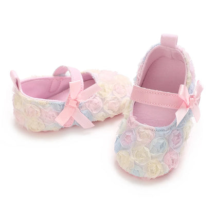 Baby Girl Shoes Cute Flower Anti-slip Sole Beautiful Flower Mary Jane Style Fashion Sandal Spring and Summer 0-6-12M