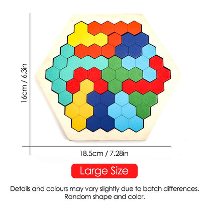 1pcs Wooden Puzzles Educational Toys For Children Kids Preschool