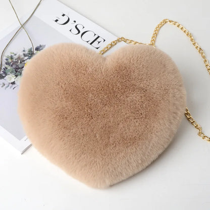 Women's Heart Shaped Handbags Cute Kawaii Faux