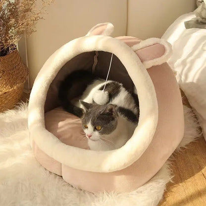 Cat Nest House for Cats Cave Foldable Removable Washable Pet Sleeping Bed Four Seasons Universal Dog Cat Nest Kittens Cave