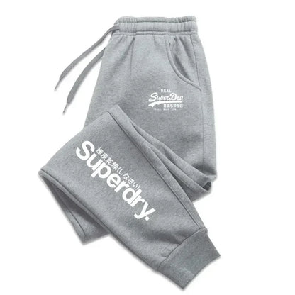 2024 New Men's Trousers Autumn Winter Casual Trousers Sports Jogging Pants Sweatpants Harajuku Fashion Trend Street Print Pants