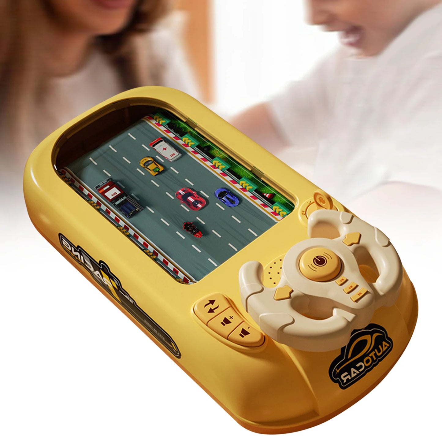 Simulation Driving Steering Wheel Toy Racing Challenge Children's Electric Toys Table Games Toys with Lights Music Gift for Kids