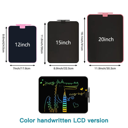 20Inch LCD Drawing Board Writing Tablet Digit Magic Blackboard Art