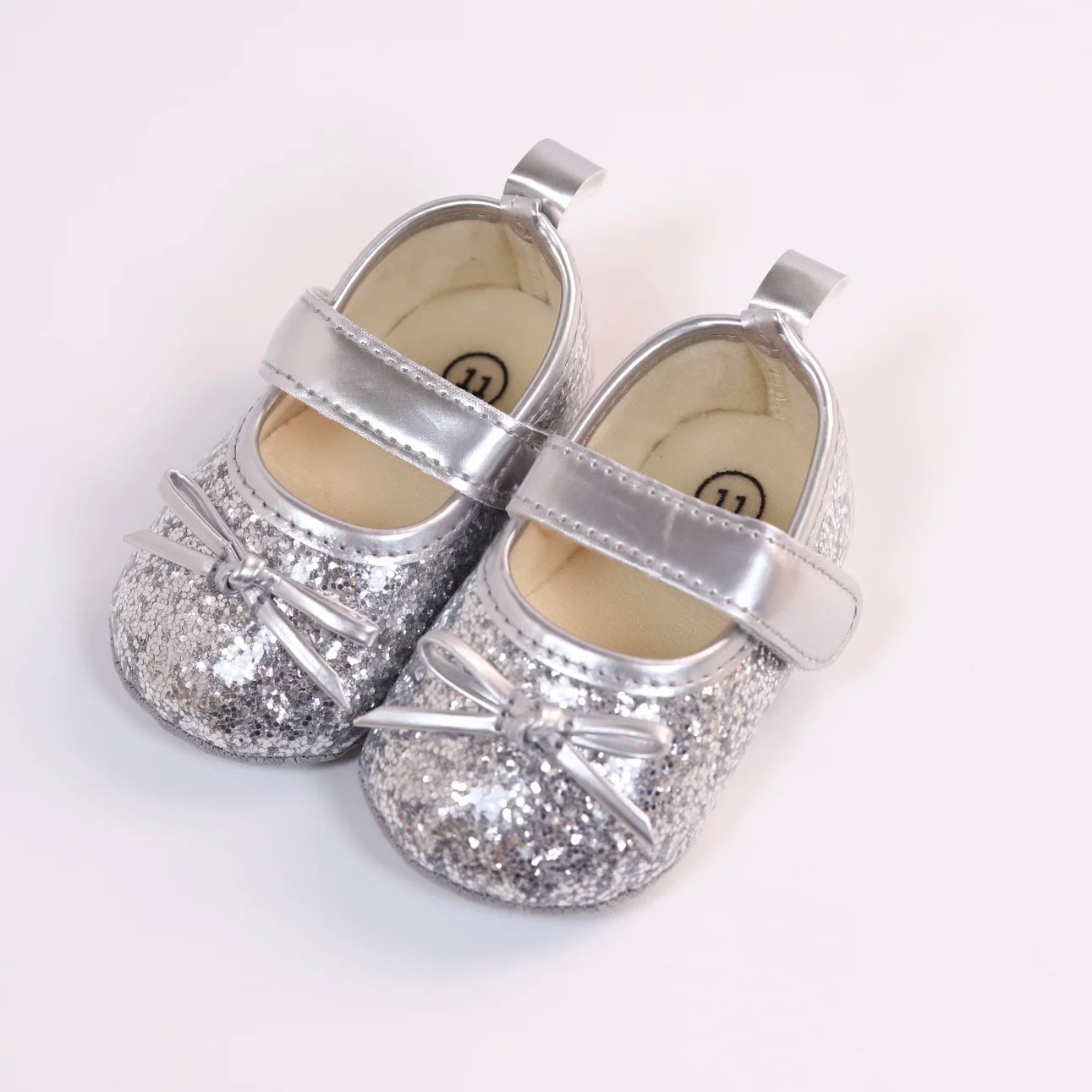 New baby toddler shoes sequin Korean casual fashion front shoes anti-drop shoes ins