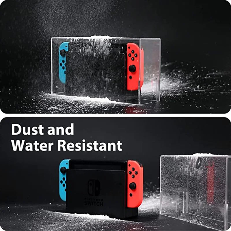 New Clear Dust Cover for Nintendo Switch Oled Protection Cover Protective Sleeve Acrylic Display Box Shell Ns Games Accessories