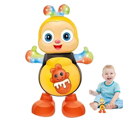 Dancing Bee Vocal Toys Cartoon Pets Electric Music Toy With Sound Flash Lighting Sing Dance for Kids Interactive Educational Toy