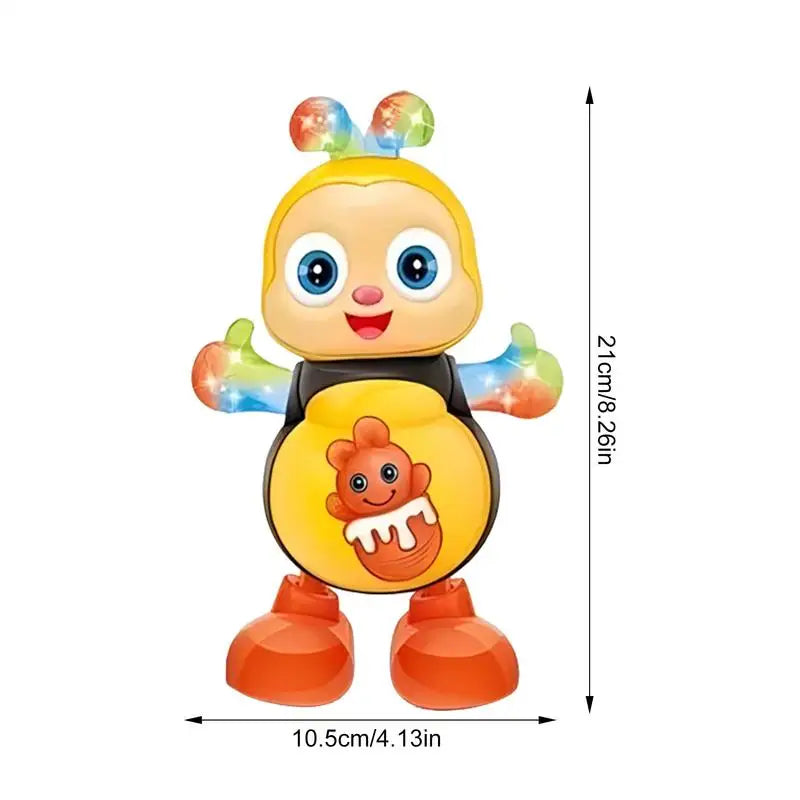 Dancing Bee Vocal Toys Cartoon Pets Electric Music Toy With Sound Flash Lighting Sing Dance for Kids Interactive Educational Toy