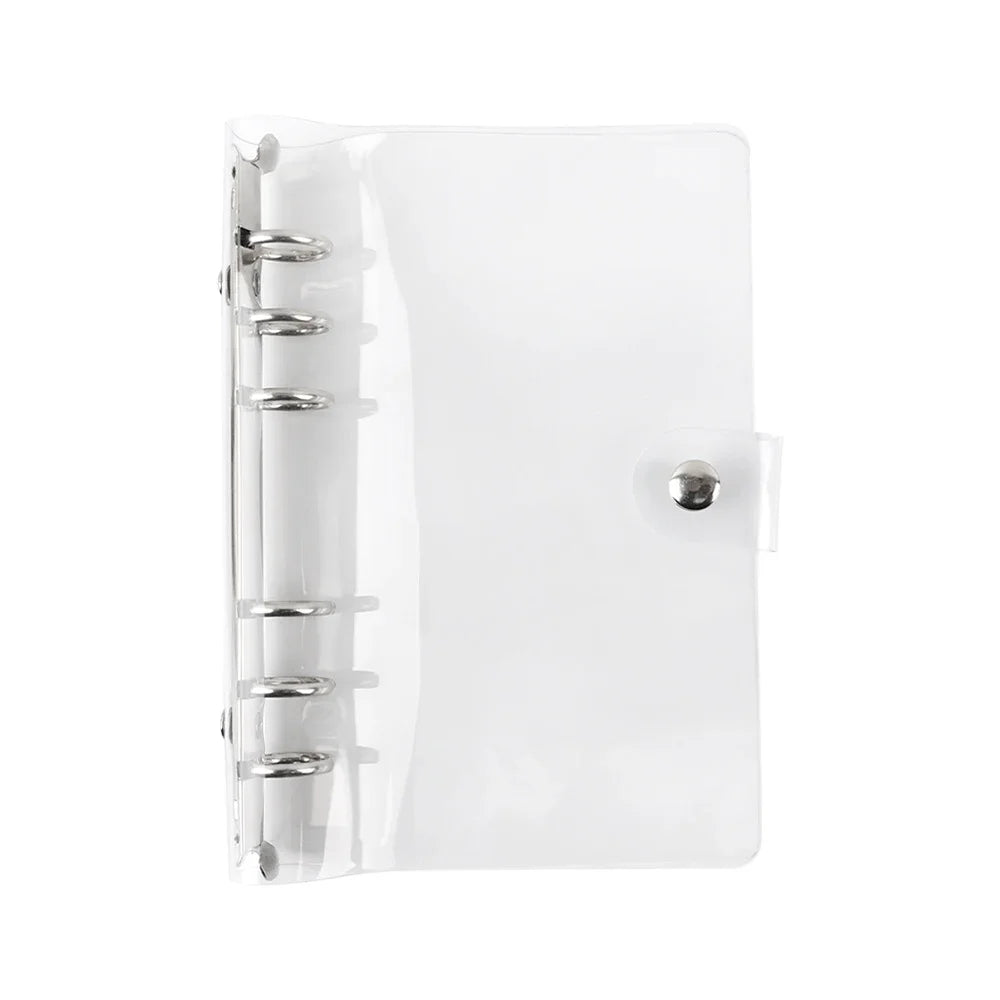 A5/A6/A7 6 Hole Transparent Soft PVC Loose Leaf Ring Binder Notebook Planner Diary Cover Stationery Office  School Supplies