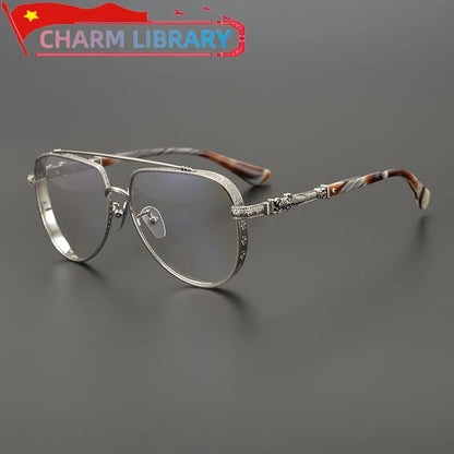 Frame Women Prescription Glasses Retro Designer Luxury Brand Fashion Men Alloy Myopia Reading Eyeglasses Prescription Eyewear