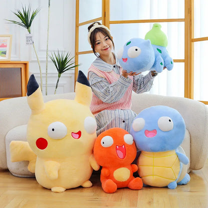 23/30/45cm Cute Pokemon Series Plush Toys Soft Turtle Little Fire Dragon Children Christmas Sleeping Pillow Plushier Doll Gift