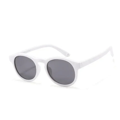 Fashion Baby's First Sunglasses with Strap Round Flexible UV400 Polarized Infant Sunglasses for Ages 0-3 Years