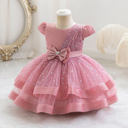 HETISO Dots Sparkling Baby Girls Princess Dress