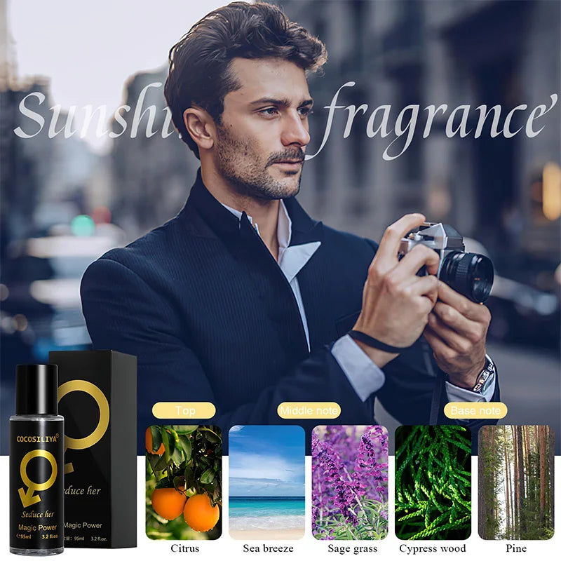 90ML Pheromone Seductive Perfume Of Man To Attract Woman Charming Fragrance Women Flirting Dating Scent Long Lasting Body Spray