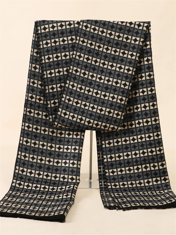 Fashion 180*30cm Scarves Man Autumn Winter Thick Warm Cashmere Business Long Wraps Boy Classic Shawl Free Shipping muffler