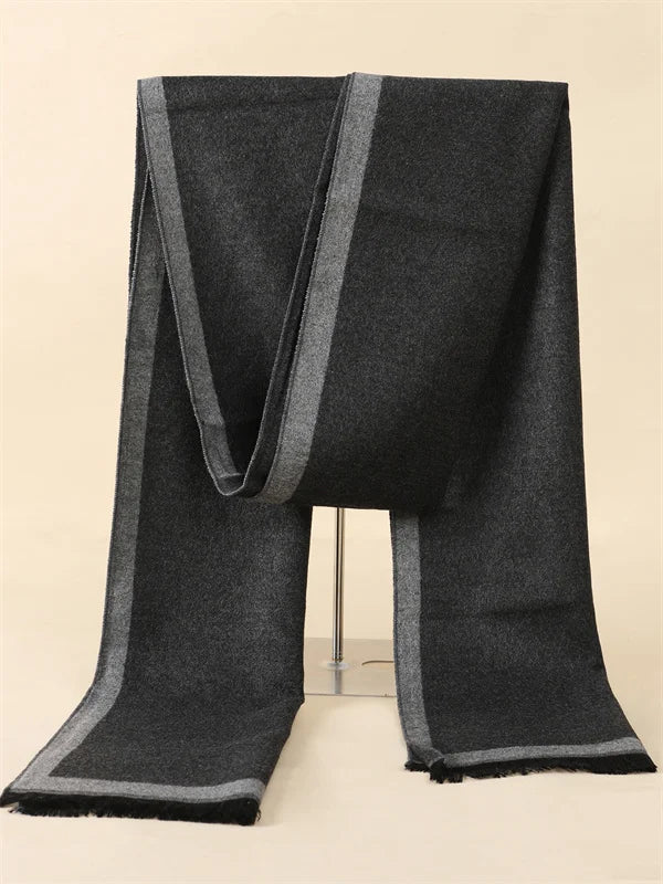 Fashion 180*30cm Scarves Man Autumn Winter Thick Warm Cashmere Business Long Wraps Boy Classic Shawl Free Shipping muffler