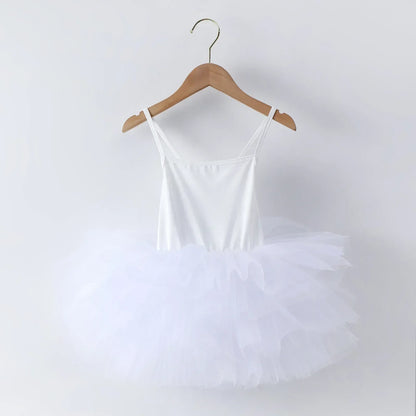 New Girl Ballet TuTu Dress 1-8 Ys Fashion Professional Kids Dancing Party Dress Performance Costume Princess Wedding Dress