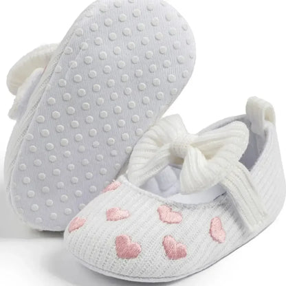 Autumn Cotton Sole Baby Girl Shoes First Walkers Anti-slip Baby Casual Shoes