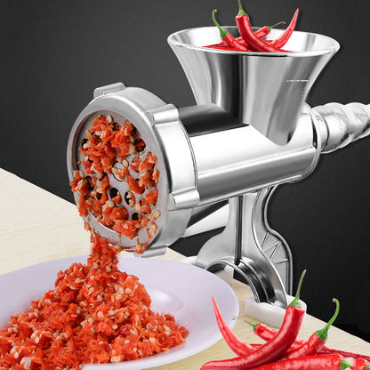 Manual Meat Grinder Sausage Maker With Tabletop Clamp Sausage Stuffer Machine Multifunction Aluminum Alloy for Home Kitchen