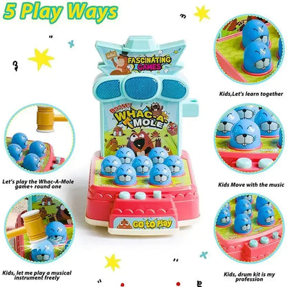 Baby Enlightenment Game Console Electric Whack a Mole Toy