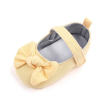 Baby Girl Princess Shoes Soft PU Classical Bowknot Beautiful and Cute for Newborn Girl Spring and Summer Prewalking 2023 Fashion