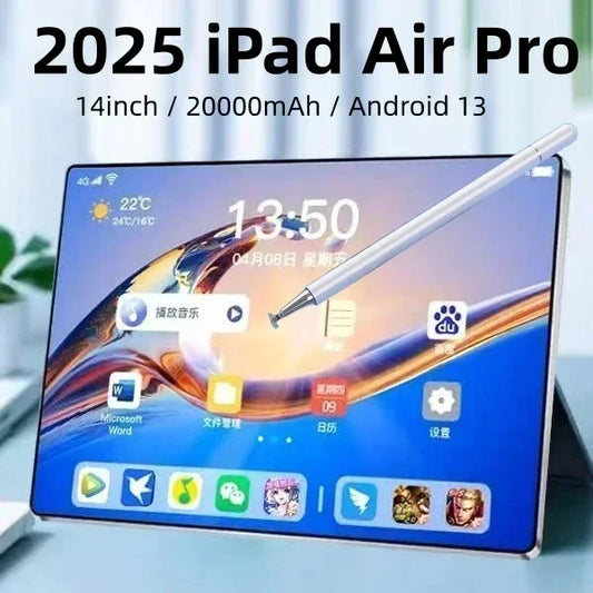 New Global Version Tablet Android iPad Air Pro 14 Inch HD Snapdragon 870 Tablet PC 5G Dual SIM Card or Wifi Google Play Tablets