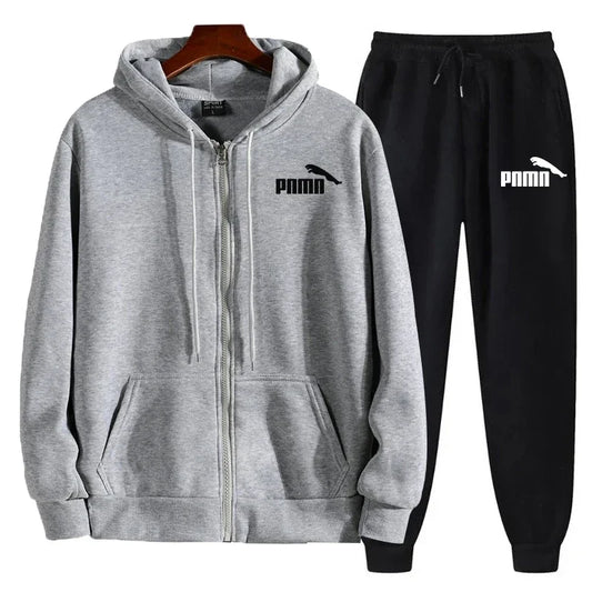 2024 Man Hoodie Sweatshirt Zipper Coat Sweatpants Male Autumn Winter Comfortable Casual Hot Sales Fashion Versatile Sports Men's