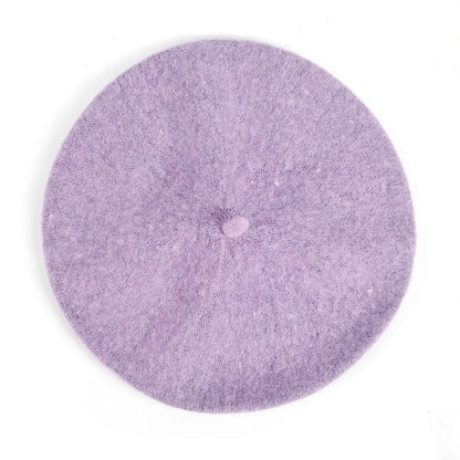 100% Wool Retro Beret Hat Autumn Winter Women British Hepburn stylish Artist Painter Hats Thick Warm Woolen Pumpkin Beanies Cap