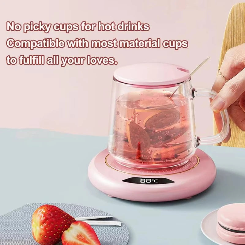 Heating Coaster USB Home Heating Coaster 3-speed Adjustment Heating 55 Degrees Constant Temperature