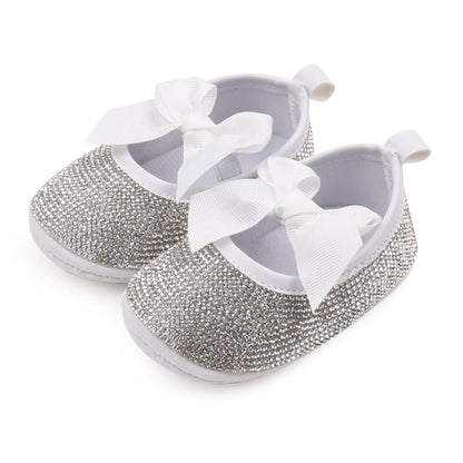 Baby Beautiful Shoes High Quality Newborn Toddler Girls Sneaker Spring and Summer Sandal Cute Bowknot Shiny Diamonds BBW3204