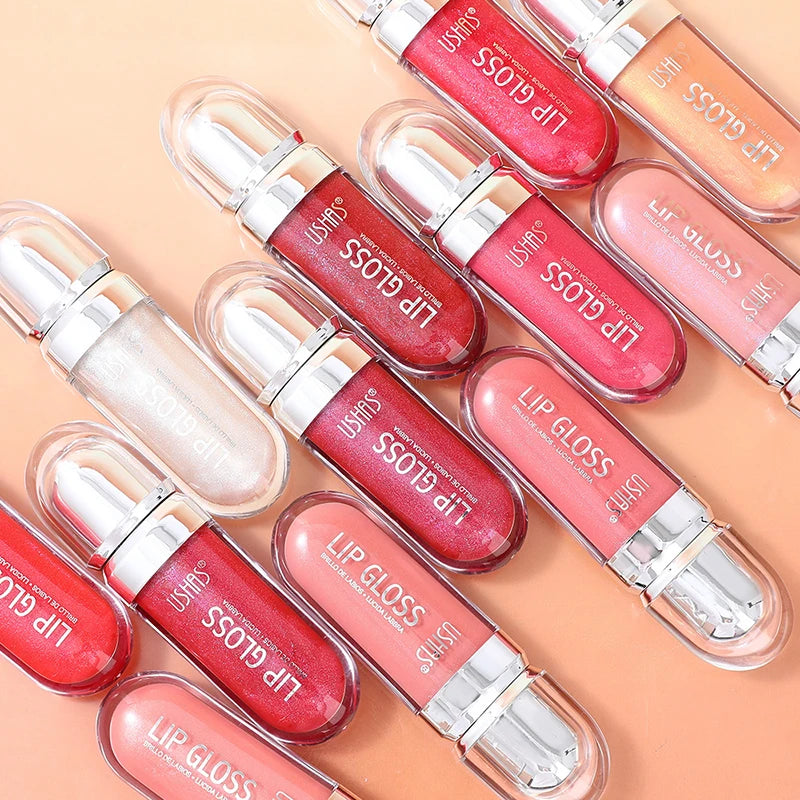 12 Colors Glitter Lip Gloss Long Lasting Diamond Pearlescent Metallic Liquid Lipstick