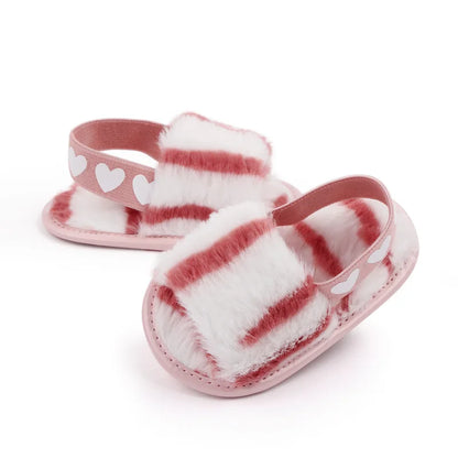 Fashion Faux Fur Baby Shoes For Newborn Spring Winter Cute Infant Toddler Baby Boys Girls Shoes