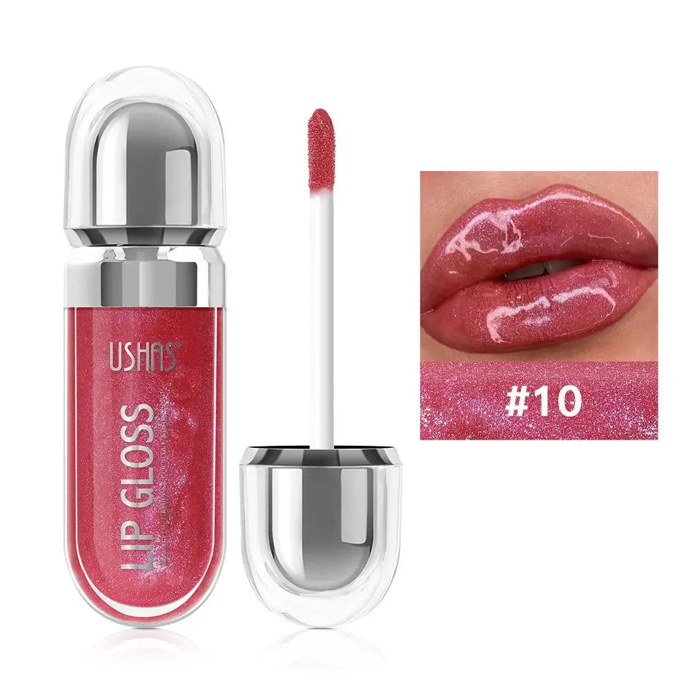 12 Colors Glitter Lip Gloss Long Lasting Diamond Pearlescent Metallic Liquid Lipstick