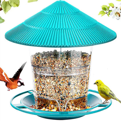 Bird Feeder Automatic Foot Feeding Tool Outdoor Bird Feeder Hanging Nut Feeding Multiple Hole Dispenser Holder Food Container