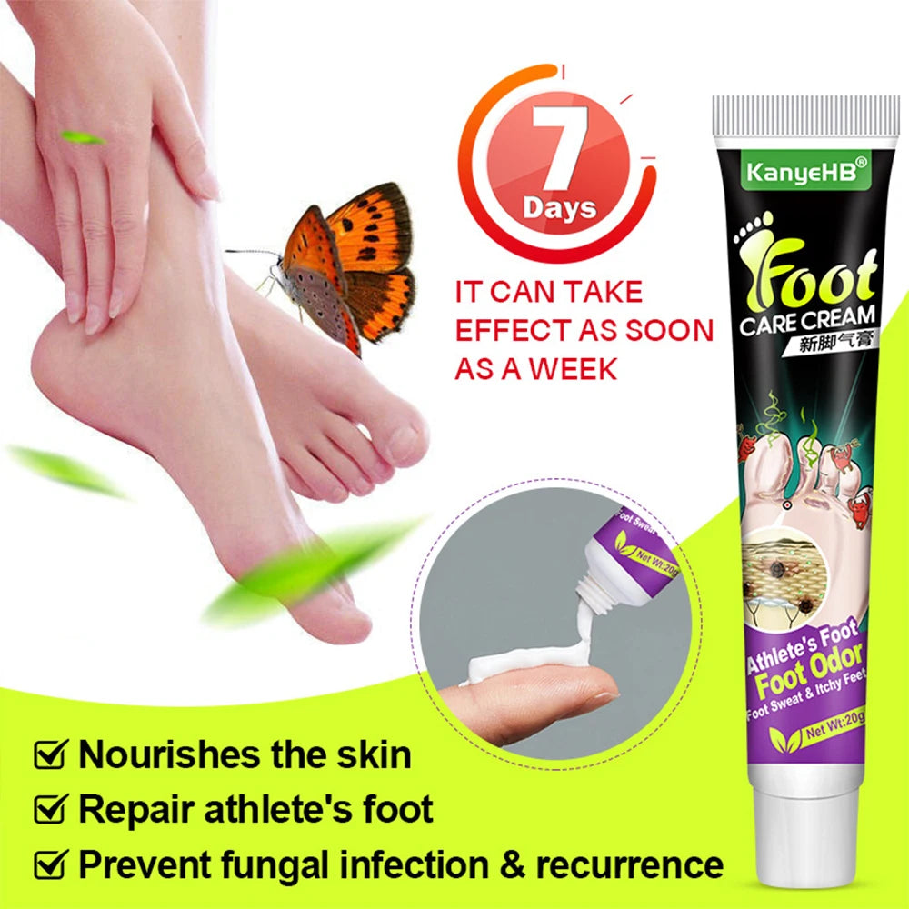 Anti-Foot Fungus Ointment Deodorant Care Products Foot Deodorant Creams Antiseptic and Antiperspirant Foot Skin Topical Cream