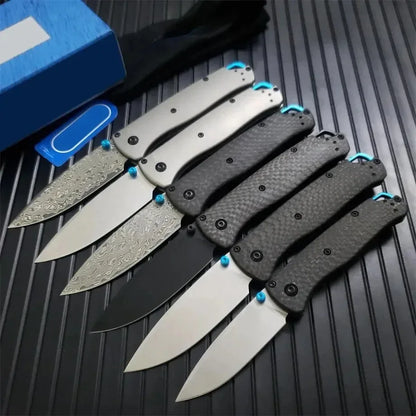 Outdoor EDC Pocket Folding Knife 535 533 S90V Blade Carbon Fiber / Titanium Alloy Handle Outdoor Survival Hunting Cutting Knives