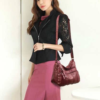 Soft Leather Crossbody Bags for Women