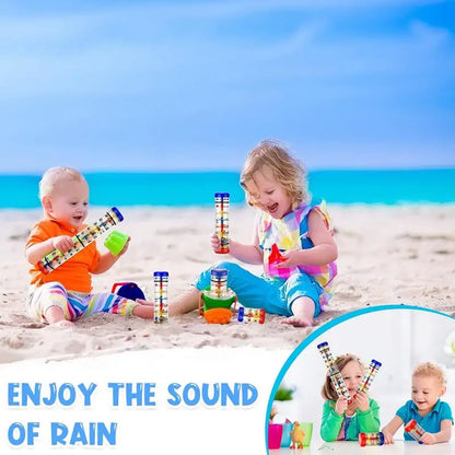 Rainmaker Baby Toys Rain Stick for Babies 0 6 12 Months Newborn Rattles Toy Rainmaker Musical Instrument Montessori Sensory Toys