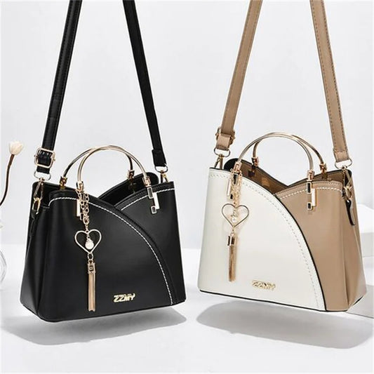 Handbags For Women New Trend Highend Sense of All Match Color Large Capacity One-shoulder Messenger PU Leather Handbag