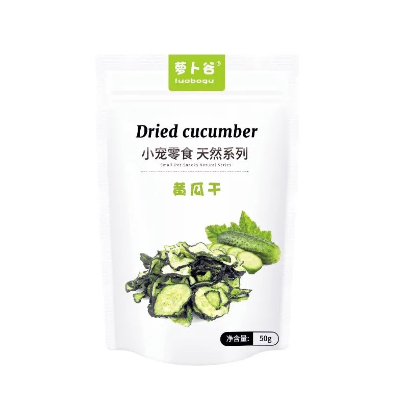 Pet Snack Dehydrated Cucumber Dried Vegetables Conditioning Stomach To Help Defecate Rabbit Chinchillas Guinea Pig Hamster Snack