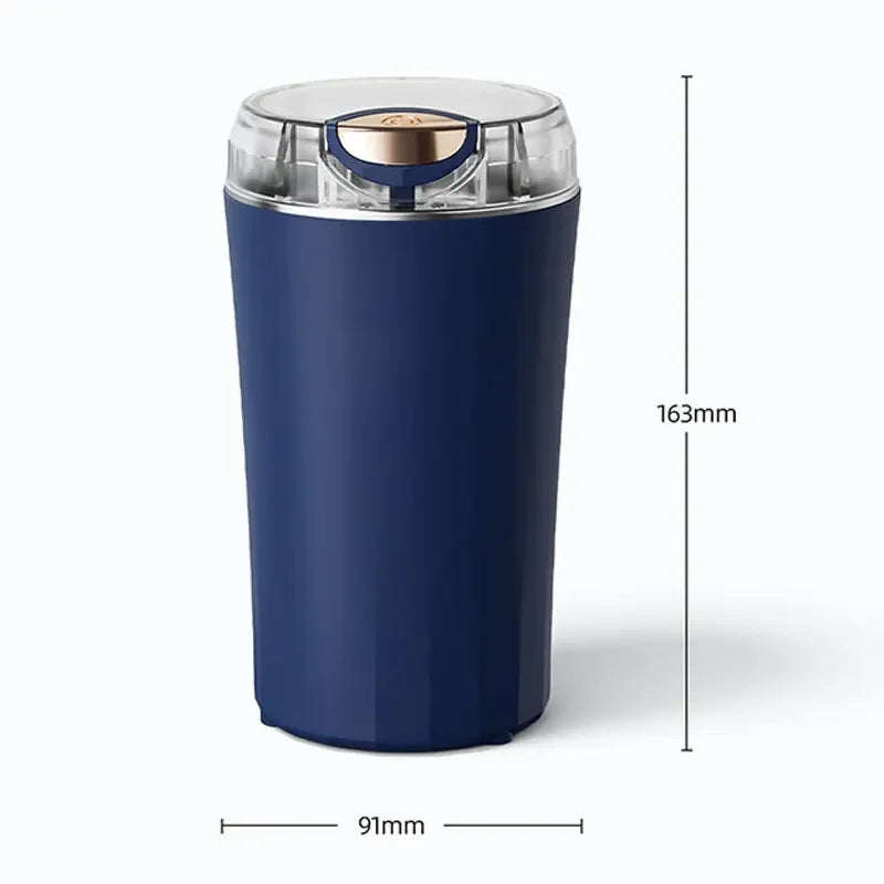 220V EU New Portable Coffee Grinder Household Small Grain Grinder 8 Knife Stainless Steel Nut Bean Grain Grinding Mixer