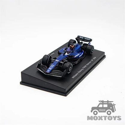 Spark 1:64 Williams Racing FW46 No.2 Logan Sargeant / No.23 Alex Albon 2024 Model Car