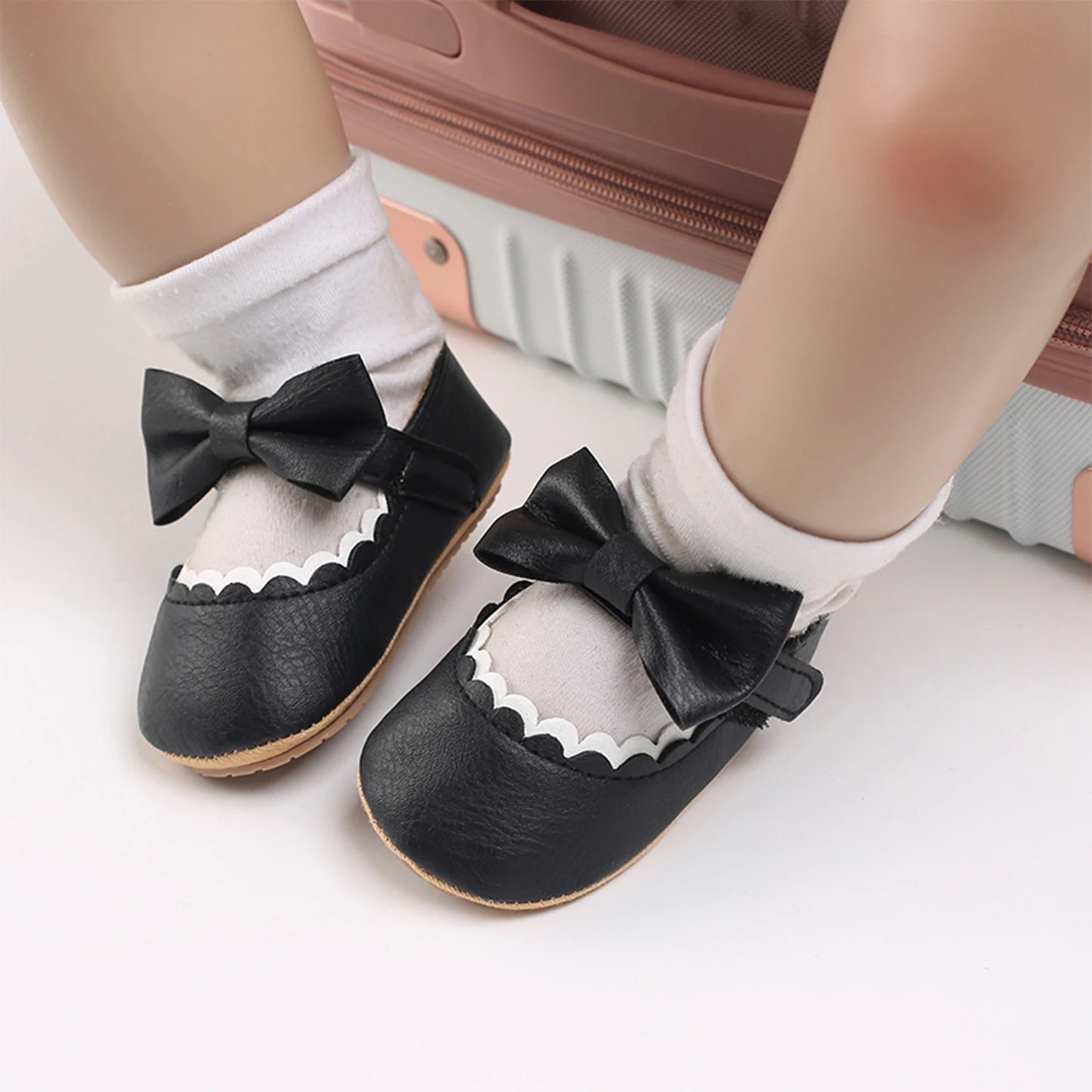 Cute Baby First Walkers Baby Boy Girl Slippers Toddler Kids Nursery School Summer New Leather Shoes