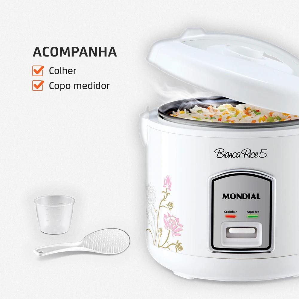 Mondial Bianca Rice 5 NPE-05-5X 127V Electric Rice Cooker