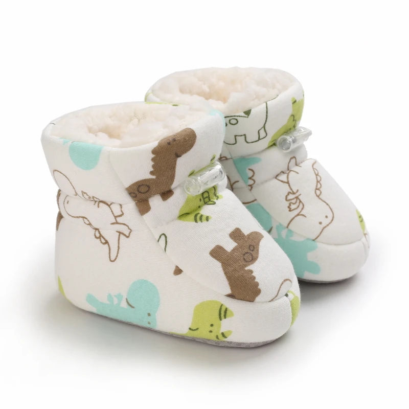 Winter Baby Shoes Boys Girls Cotton Soft Sole Snow Booties Thick Winter Warm Newborn Toddler Boots Shoes Frist Walking Shoes