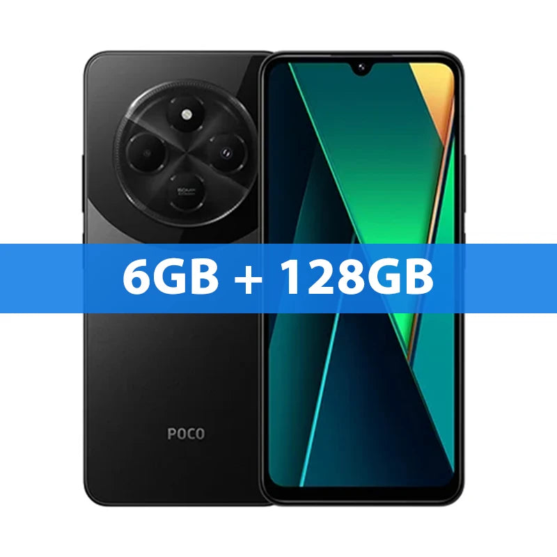 POCO C75 Global Version Smartphone NFC 128GB 256GB 6.88" Dot Drop Display Helio G81-Ultra 50MP Camera Massive 5160mAh Battery