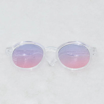 【Labubu Glasses】1pc*6.5cm Multiple Colors Glasses For Cotton Doll Accessories Labubu Accessories